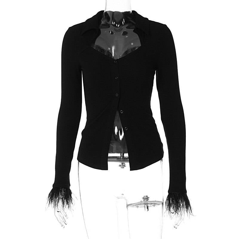 Dark Sexy Casual Blouses - T-Shirts - Dresses - 5 - 2024