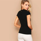 Women’s Sexy Cut-out Design Top - Women’s Clothing & Accessories - 2