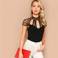 Women’s Sexy Cut-out Design Top - Women’s Clothing & Accessories - 6