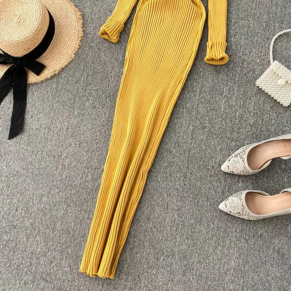 Sexy Elastic Bodycon Dress - All Dresses - 13