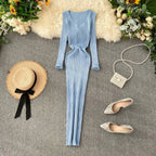 Sexy Elastic Bodycon Dress - All Dresses - 2