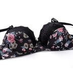 Sexy Floral Bra - Thong Set - Women’s Clothing & Accessories - 3