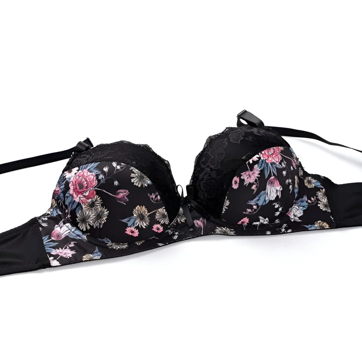 Sexy Floral Bra - Thong Set - Women’s Clothing & Accessories - 7