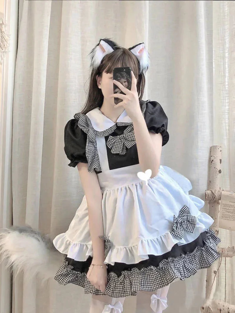 Anime Maid Cosplay Costume - Sexy Gothic Lolita Dress - All Dresses - Costumes - 11 - 2024