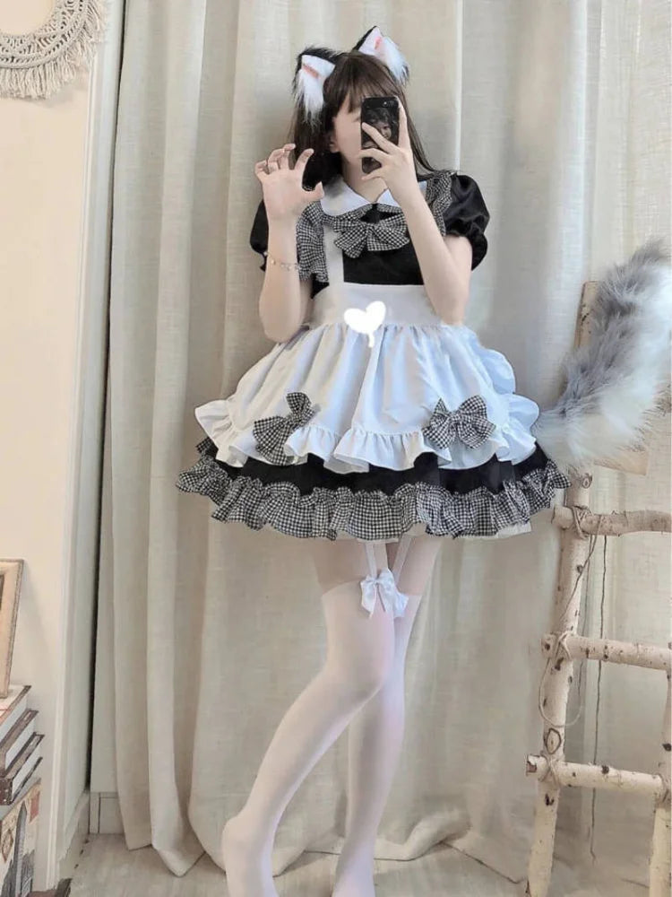 Anime Maid Cosplay Costume - Sexy Gothic Lolita Dress - All Dresses - Costumes - 12 - 2024