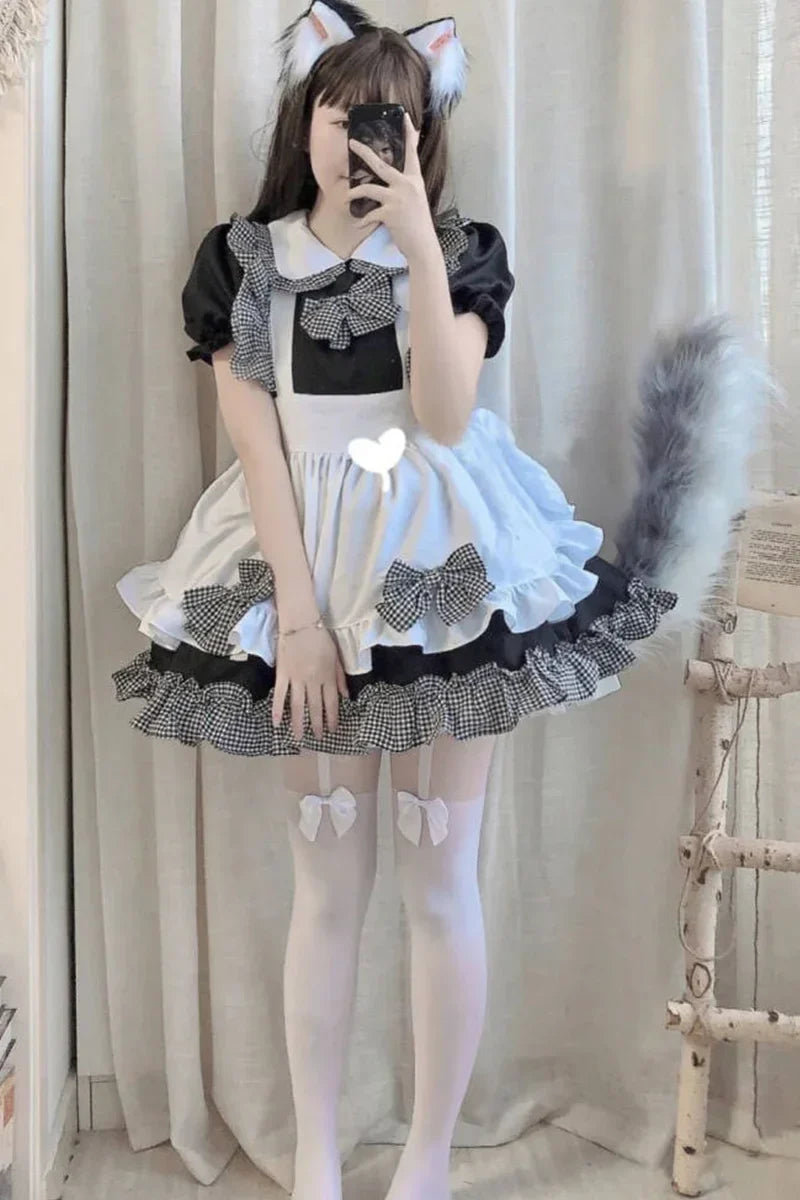 Anime Maid Cosplay Costume - Sexy Gothic Lolita Dress - All Dresses - Costumes - 13 - 2024