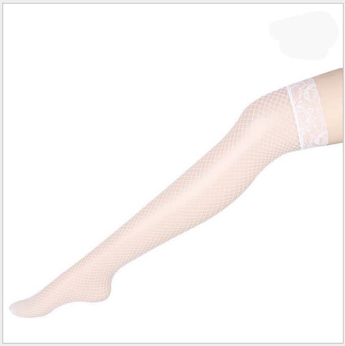 Sexy Lace Fishnet Stockings - White - Women’s Clothing & Accessories - Clothing - 8 - 2024