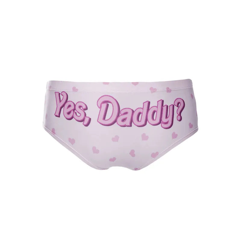 3D Print ’Yes Daddy’ Panties - Pink / M / 1pc - Sexy Lingerie - Lingerie - 7 - 2024