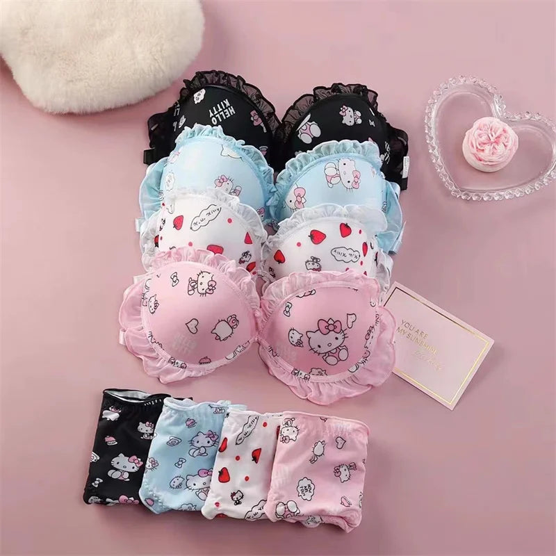 Hello Kitty Lace Bowknot Lingerie Set - Women’s Clothing & Accessories - Lingerie - 1 - 2024