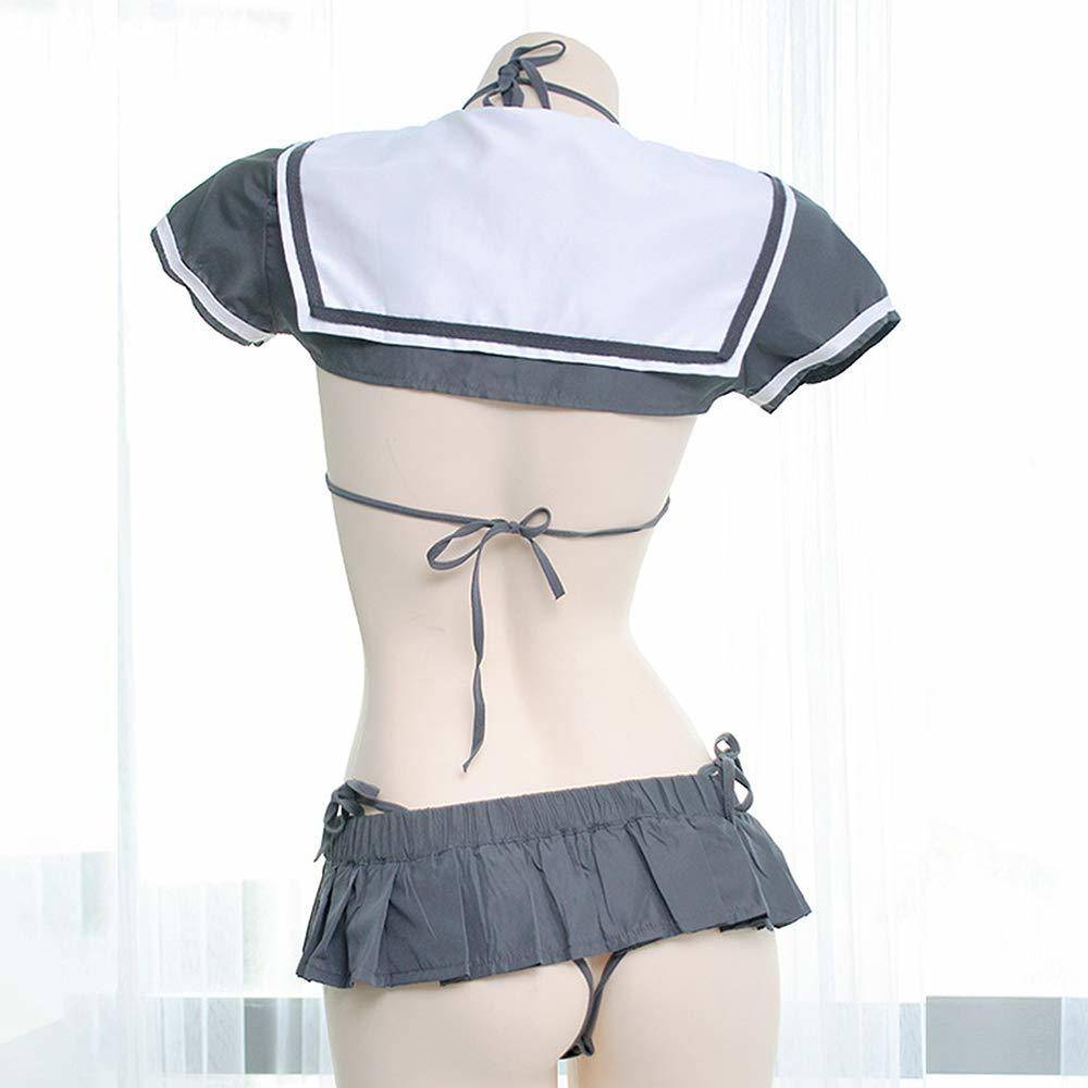 Japanese Schoolgirl Set - Gray / One Size - Sexy Lingerie - Clothing - 5 - 2024