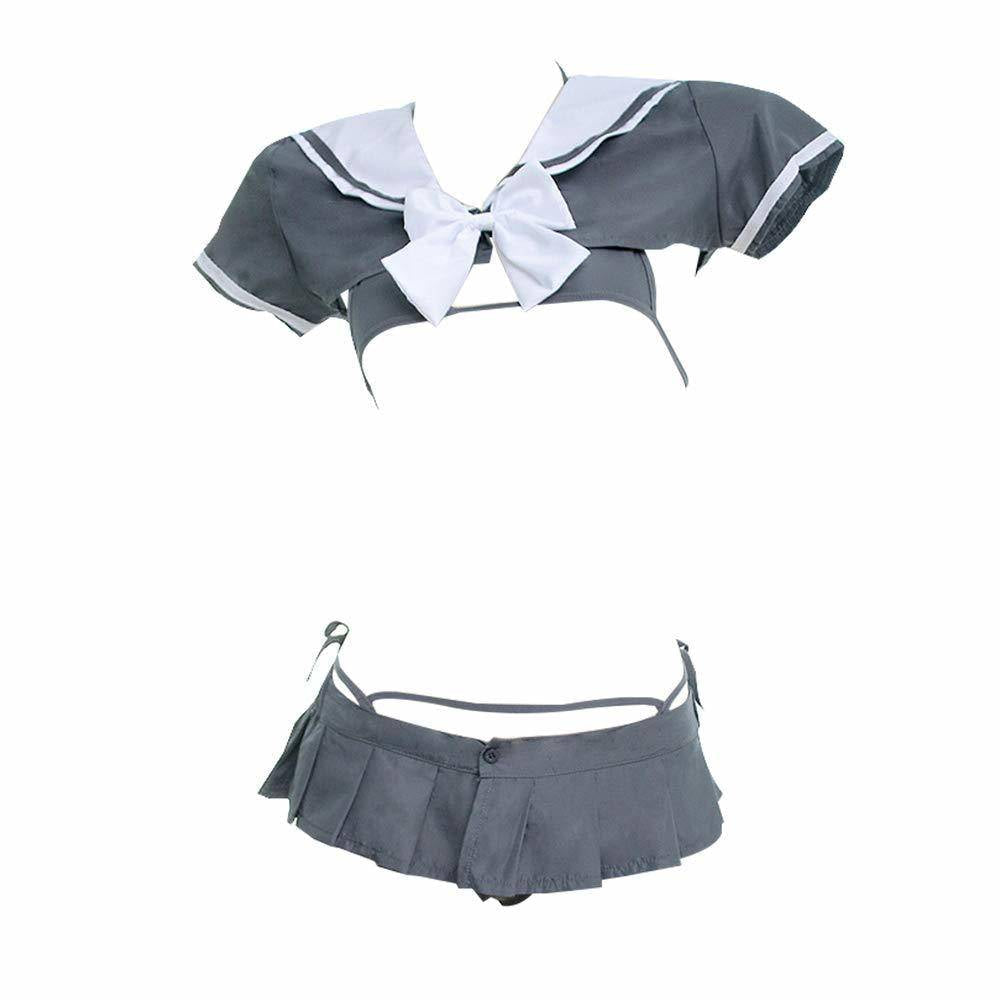 Japanese Schoolgirl Set - Gray / One Size - Sexy Lingerie - Clothing - 3 - 2024