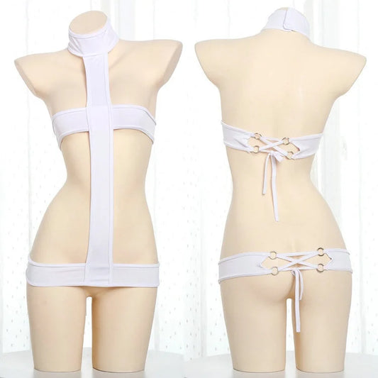 Mini Dress Erotic Sexy Lingerie - White / One size(40-60KG) - All Dresses - 3 - 2024