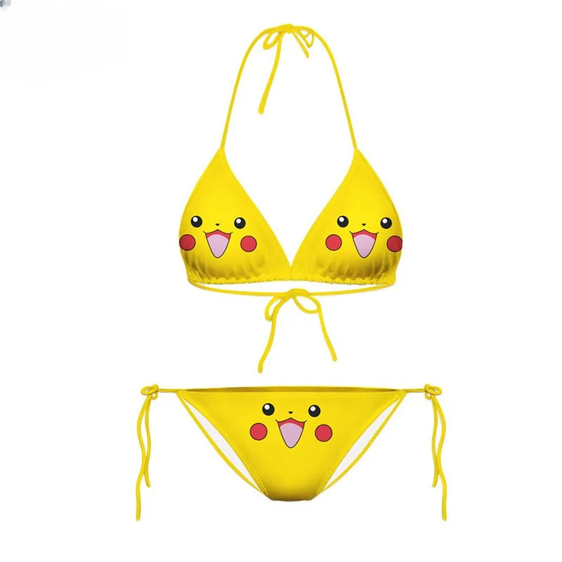Pikachu Lingerie Bikini Set - Yellow / One size fits all - Women’s Clothing & Accessories - Lingerie - 6 - 2024