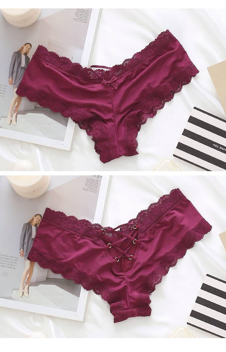 Satin Lace Panties - Sexy Products - Underwear - 9 - 2024