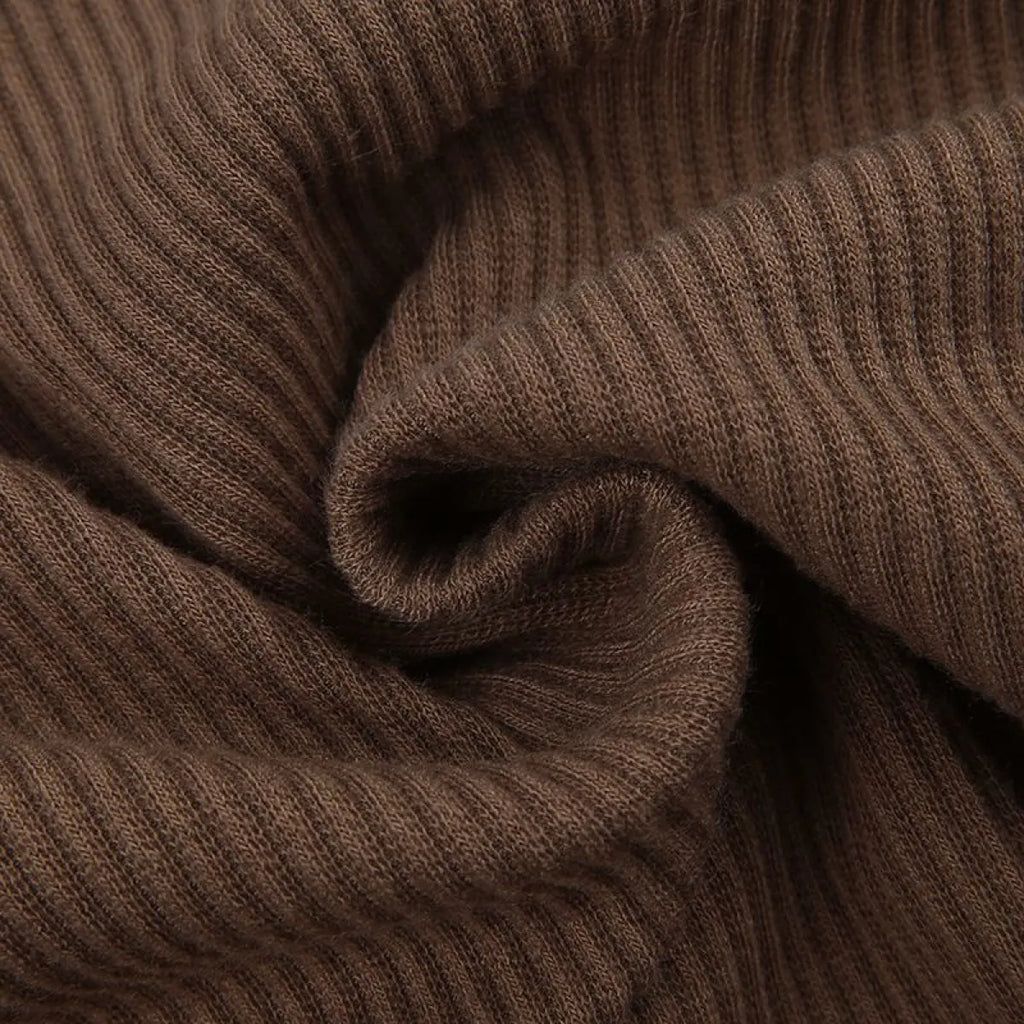 Sexy Pullover Knitted Short Dress - All Dresses - 4