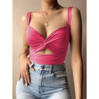 Sexy Sleeveless Crop Top - Women’s Clothing & Accessories - 14
