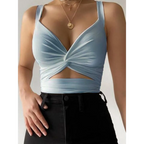 Sexy Sleeveless Crop Top - Women’s Clothing & Accessories - 17
