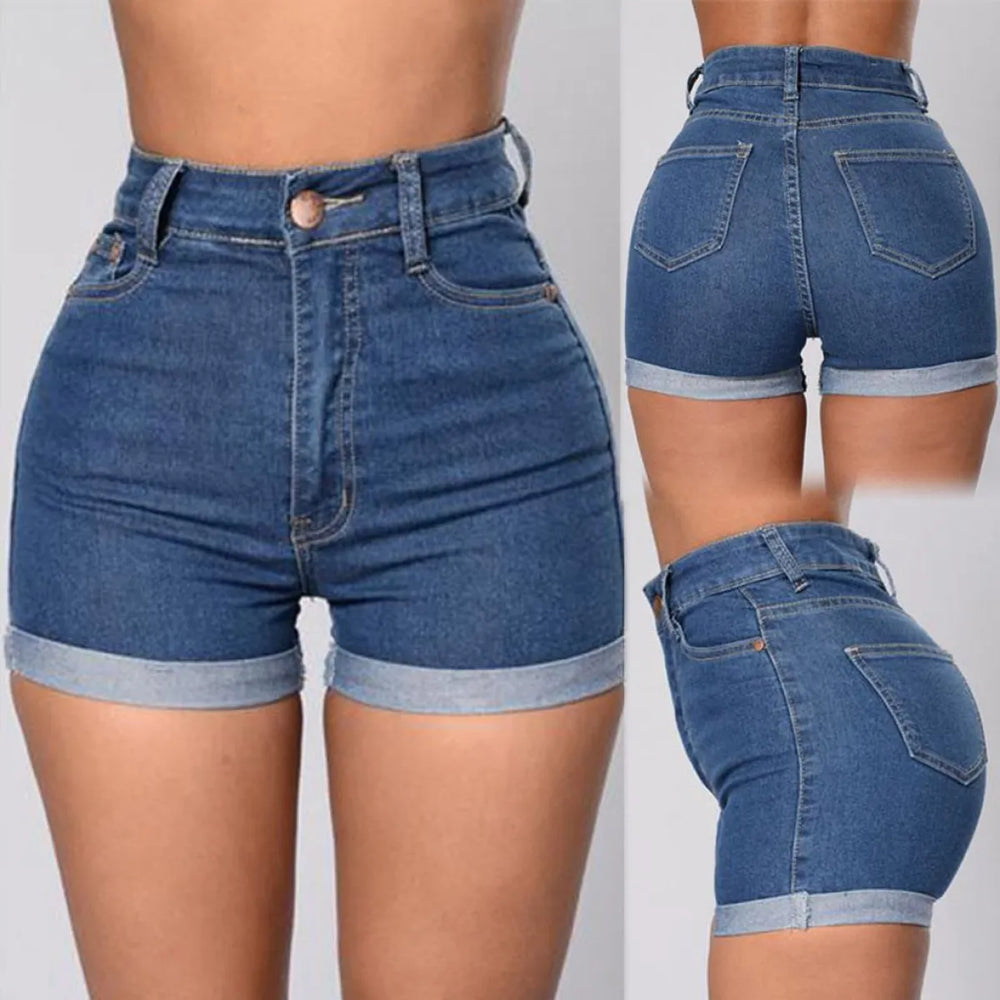Sexy Slim Korean Fashion Jean Shorts - Bottoms - 1