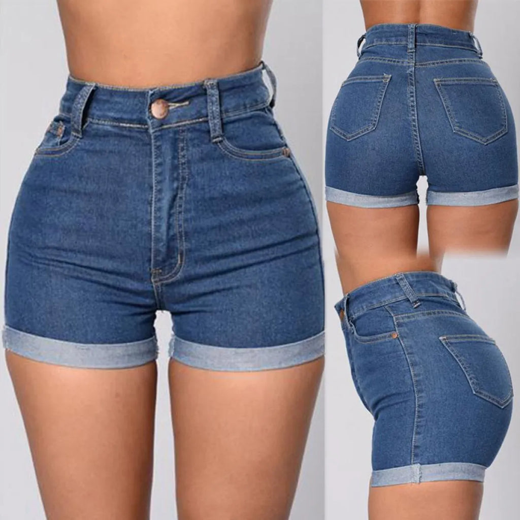 Sexy Slim Korean Fashion Jean Shorts - Bottoms - 1