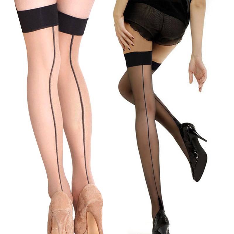 Sexy Striped Thigh High Stockings - Black - Women’s Clothing & Accessories - Shirts & Tops - 6 - 2024