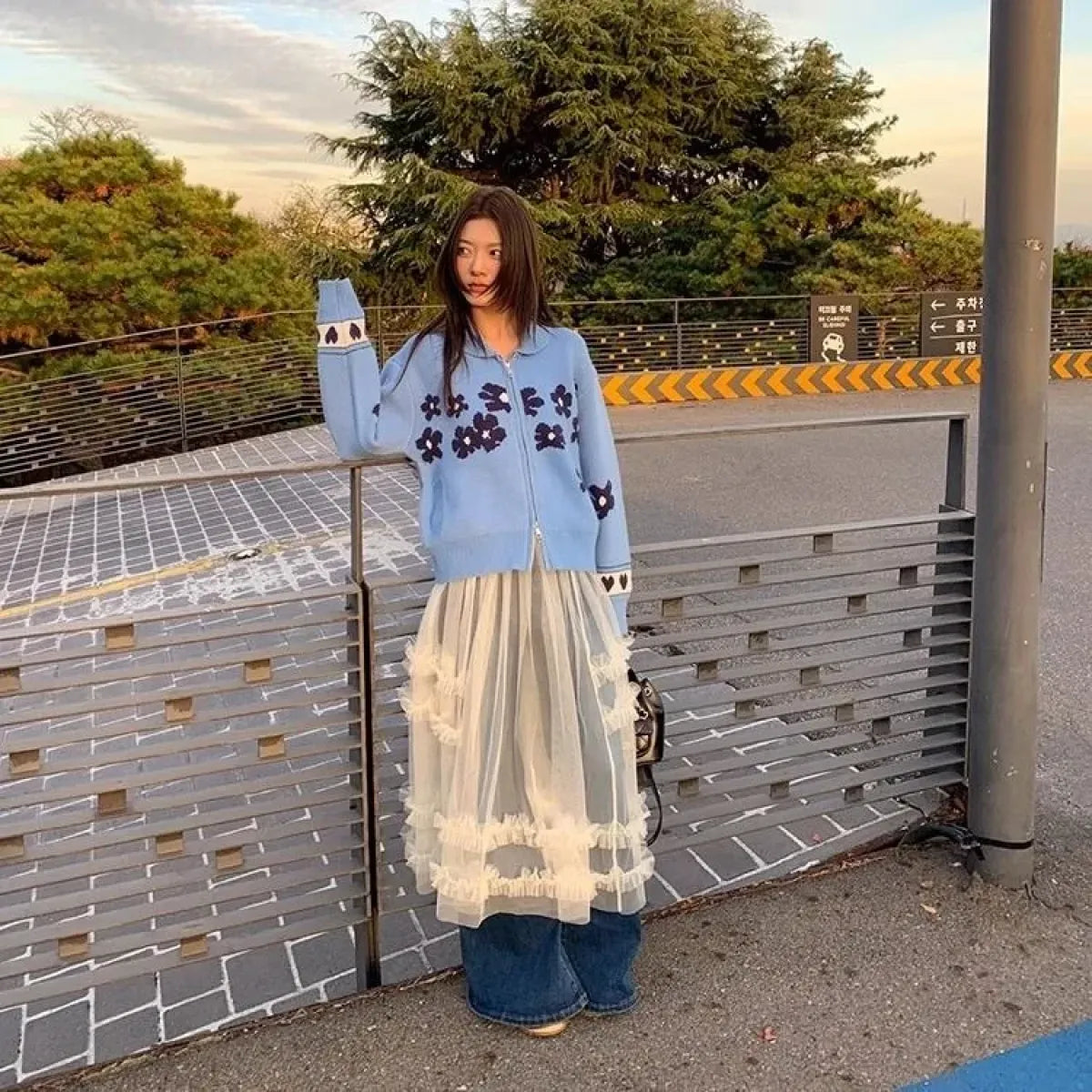 Y2K Sheer Mesh Layered Camisole Dress - All Dresses - One-Piece Dress - 3