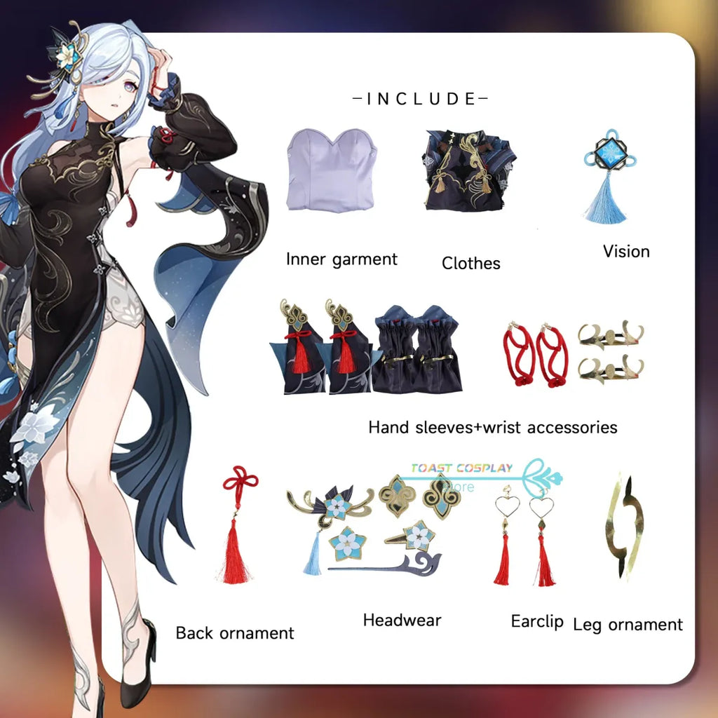 Shenhe Cosplay Costume - Anime - Cosplay - 6