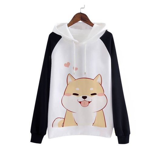 Shiba Inu Hoodie - Women’s Clothing & Accessories - Shirts & Tops - 1 - 2024