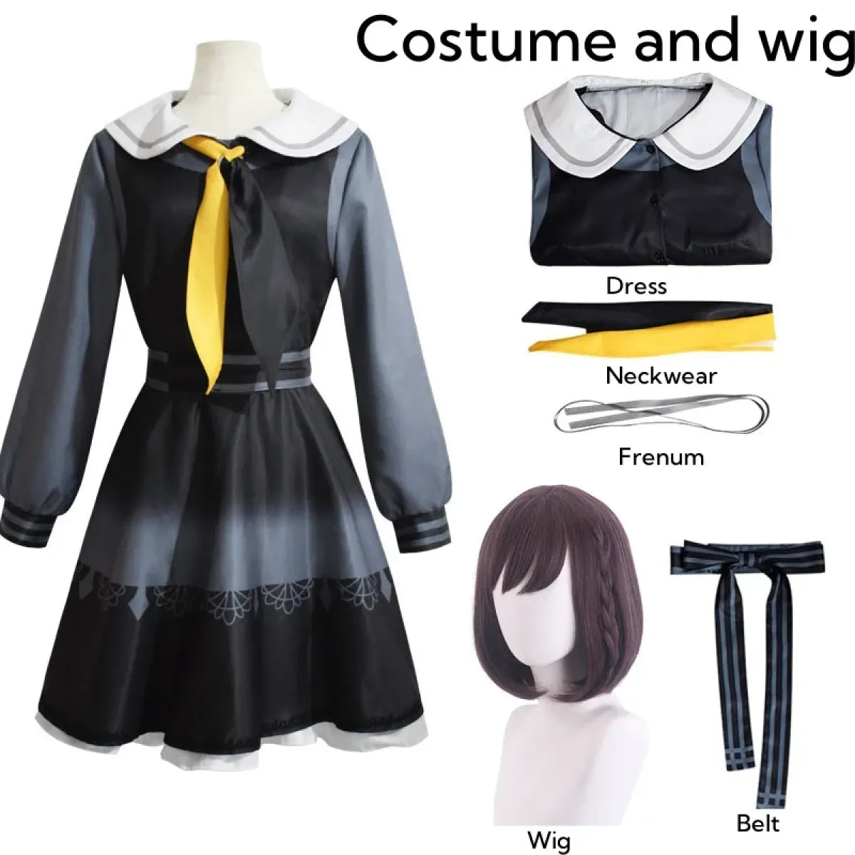 Shinonome Ena Cosplay Costume – Project Sekai School Uniform with Wig - Anime - Cosplay - 12