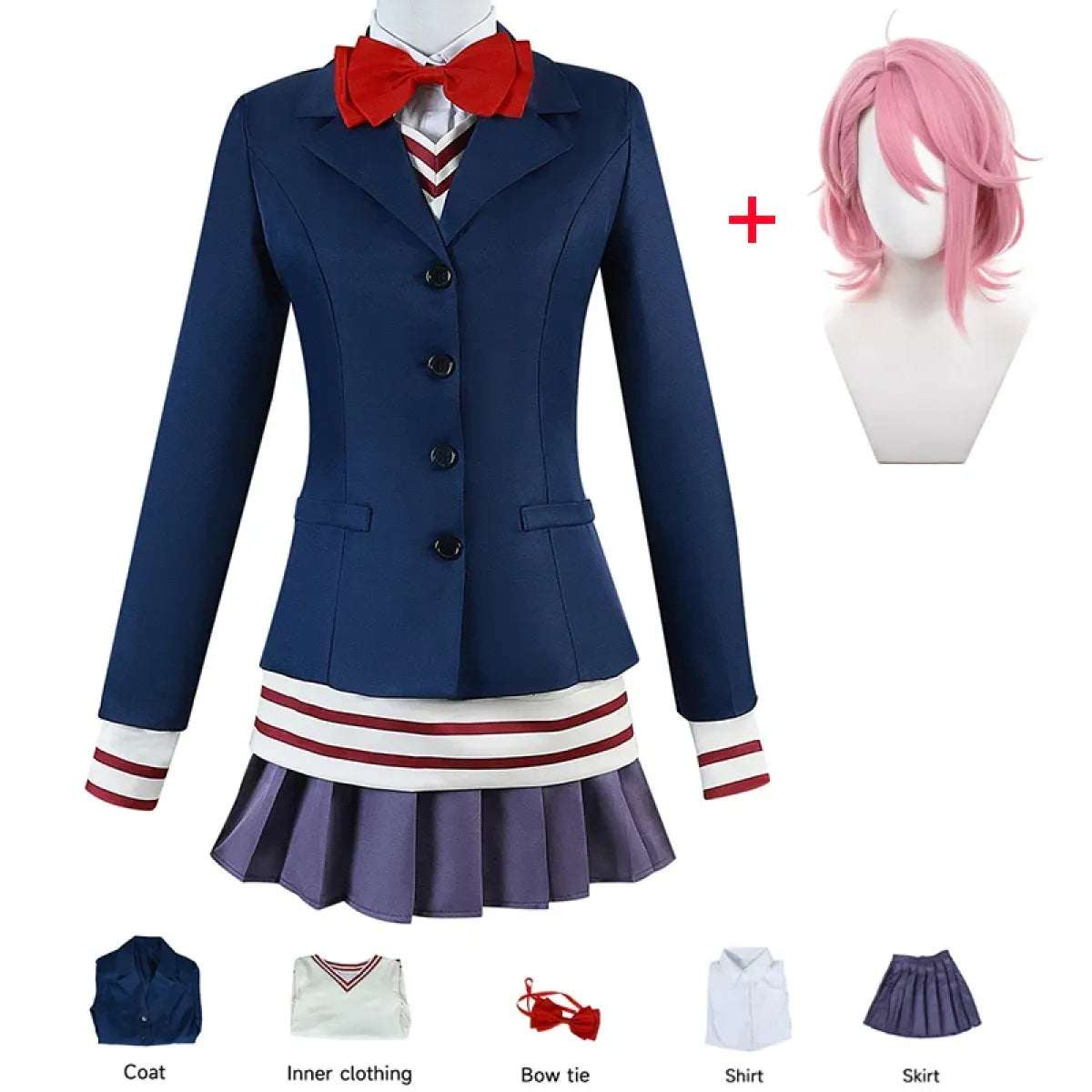 Shiratori Aira Dandadan School Cosplay Set - Anime - Cosplay - 1