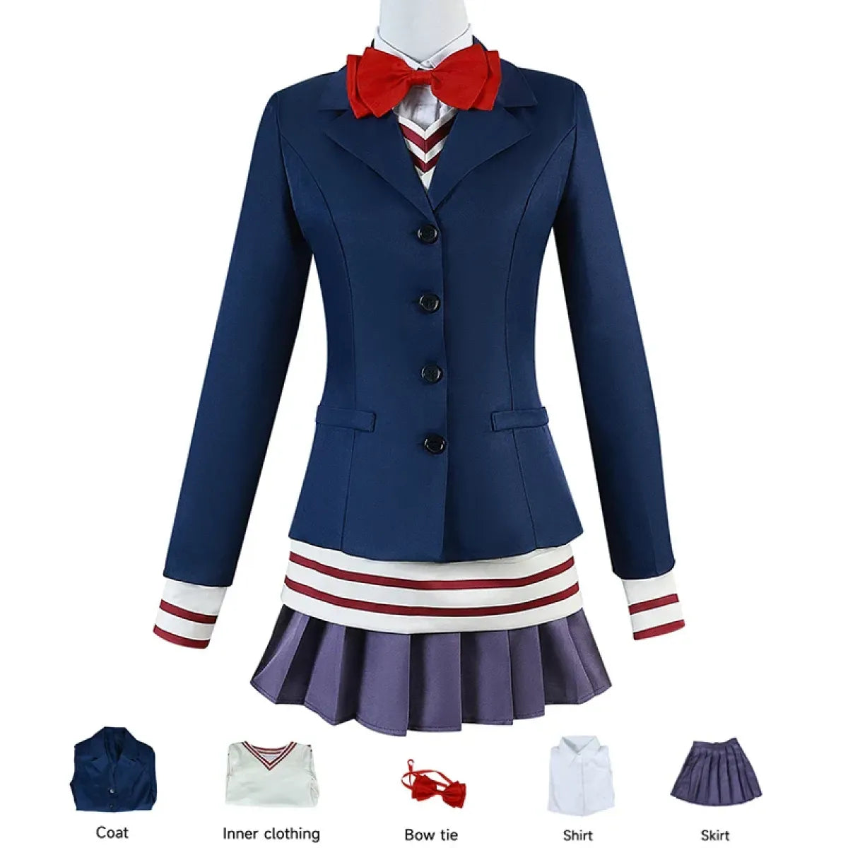 Shiratori Aira Dandadan School Cosplay Set - Anime - Cosplay - 9