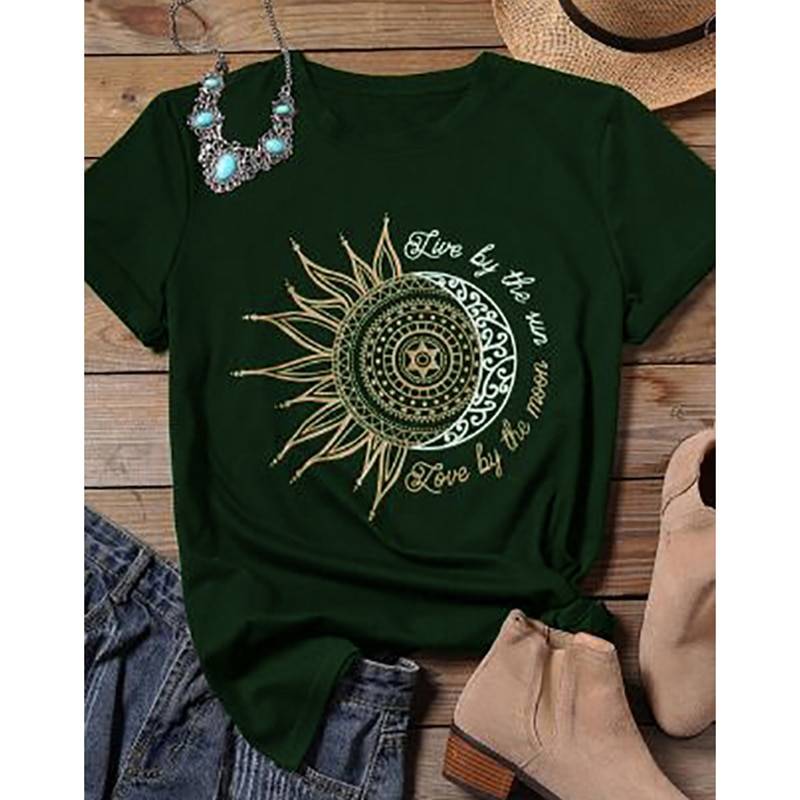 Live by the Sun T - Green / S - T-Shirts - Shirts & Tops - 12 - 2024