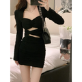 Short Black Bodycon Dress - All Dresses - 7