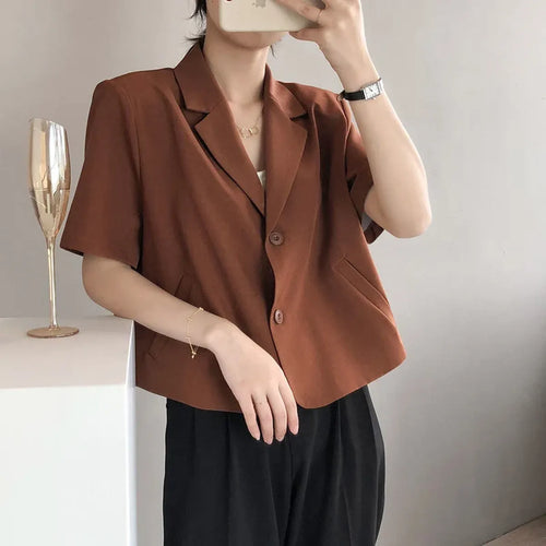 Victorian Short Sleeve Blazer - Women’s Clothing & Accessories - Women’s Jackets - 2
