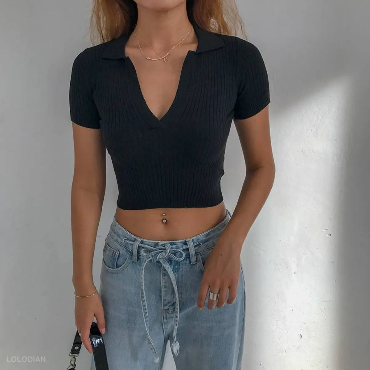 Women’s Short Sleeved Polo - Women’s Clothing & Accessories - 11