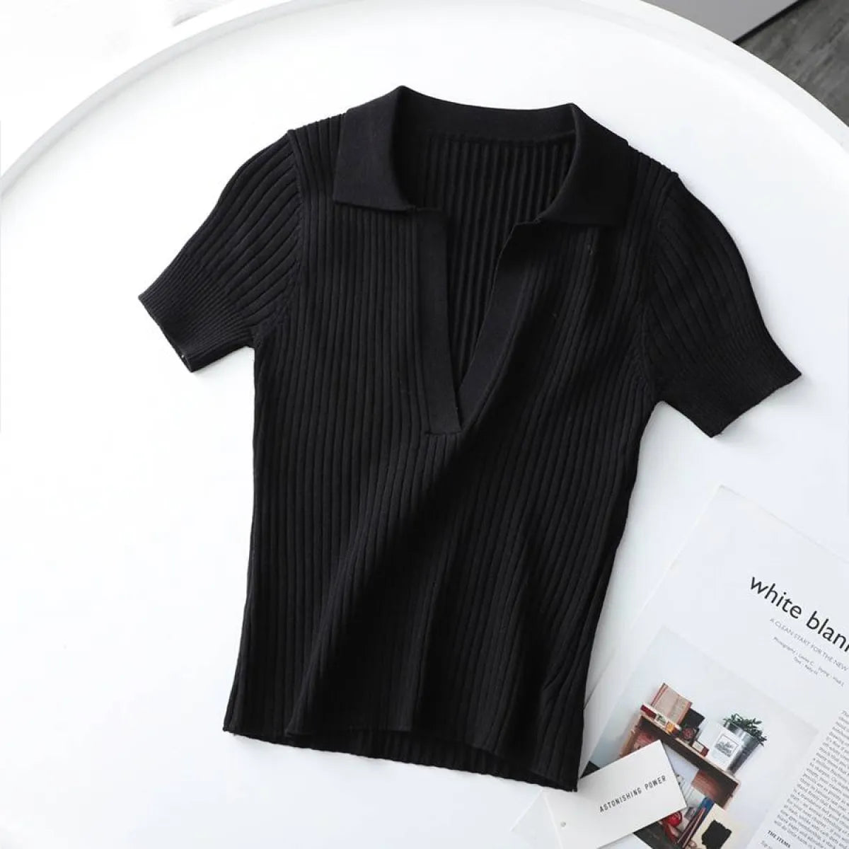 Women’s Short Sleeved Polo - Women’s Clothing & Accessories - 19