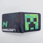 Minecraft Cartoon Bifold Short Wallet - Women Bags & Wallets - Wallets - 6