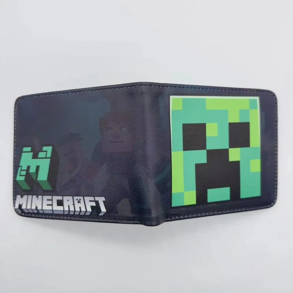 Minecraft Cartoon Bifold Short Wallet - Women Bags & Wallets - Wallets - 6