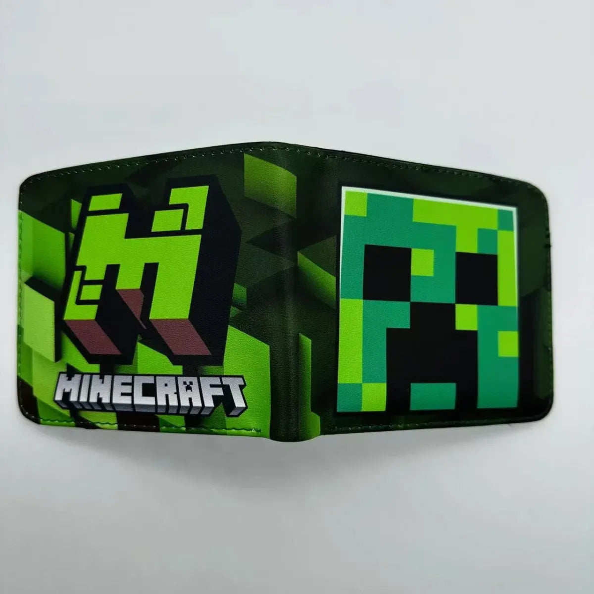 Minecraft Cartoon Bifold Short Wallet - Women Bags & Wallets - Wallets - 8