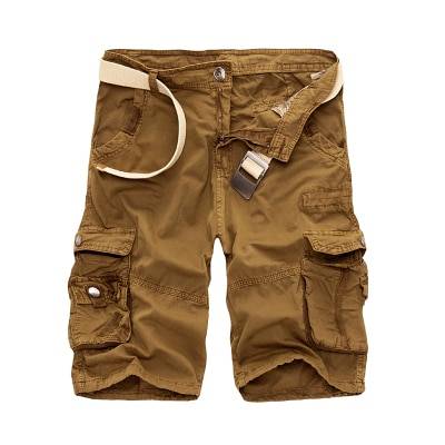 Military Camouflage Denim Cargo Shorts - Dark Yellow / 36 - Shorts - Shorts - 17 - 2024