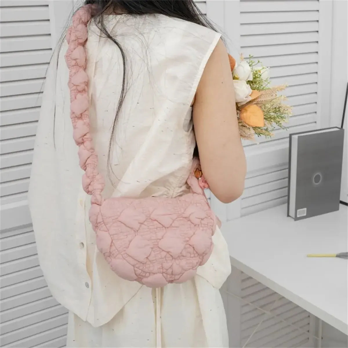 Harajuku Quilted Shoulder Bag - Women’s Clothing & Accessories - Purses - 11