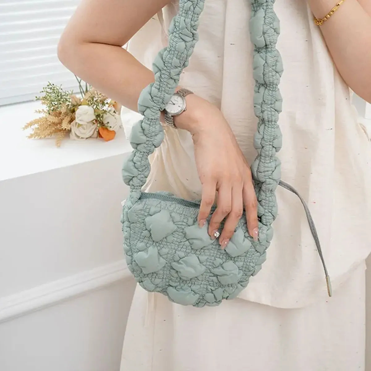 Harajuku Quilted Shoulder Bag - Women’s Clothing & Accessories - Purses - 12