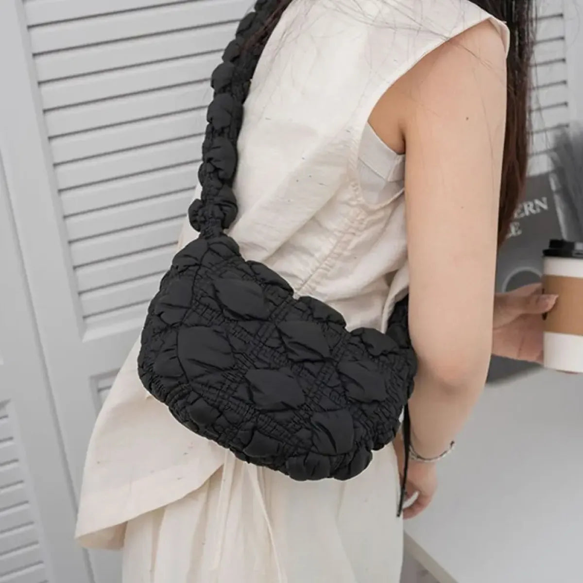 Harajuku Quilted Shoulder Bag - Women’s Clothing & Accessories - Purses - 14