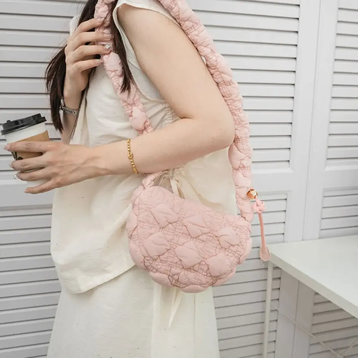 Harajuku Quilted Shoulder Bag - Women’s Clothing & Accessories - Purses - 27