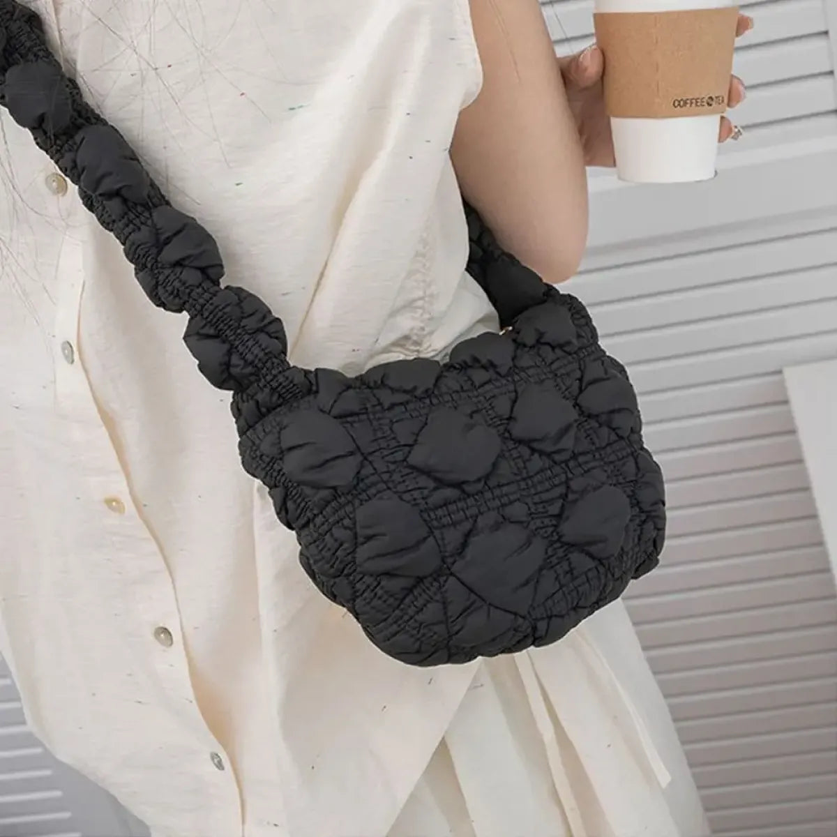 Harajuku Quilted Shoulder Bag - Women’s Clothing & Accessories - Purses - 30