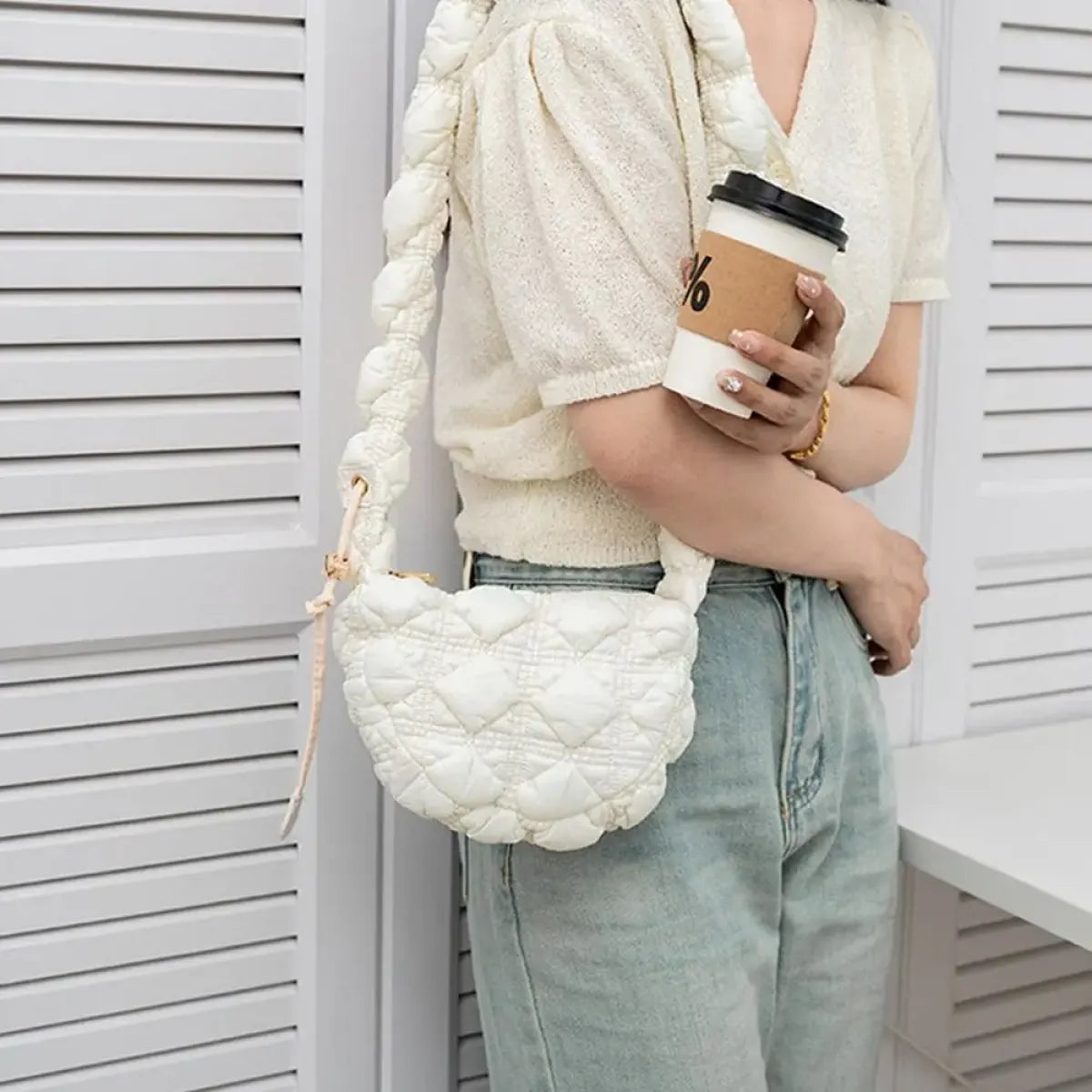 Harajuku Quilted Shoulder Bag - Women’s Clothing & Accessories - Purses - 37