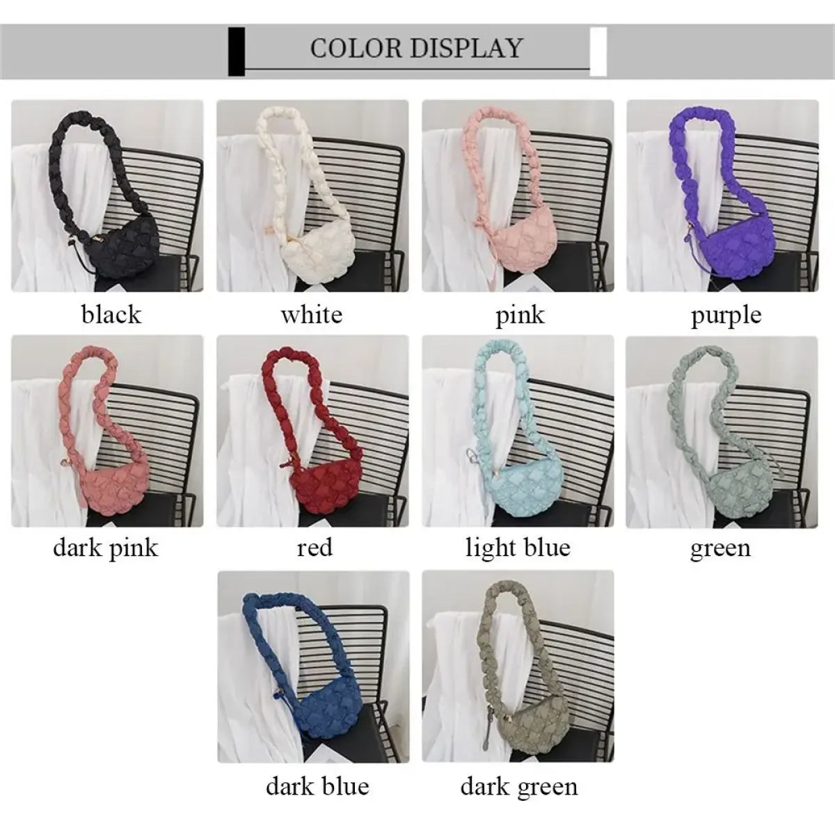 Harajuku Quilted Shoulder Bag - Women’s Clothing & Accessories - Purses - 8