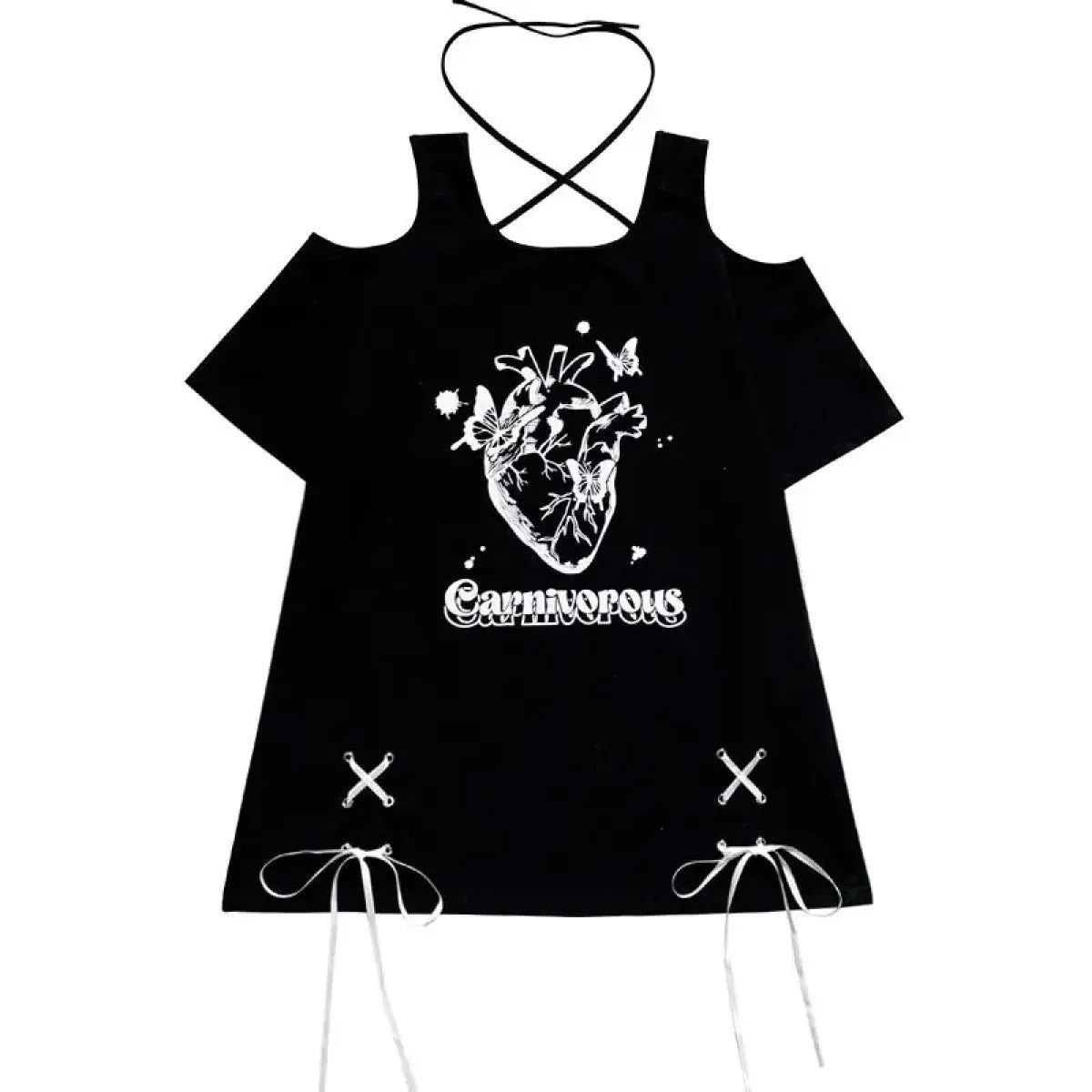Off Shoulder Bow T-Shirt - T-Shirts - Short - Sweetheart - T-Shirts - 6