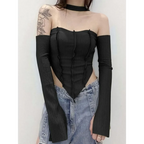 Harajuku Off Shoulder Halter Top - Tops & Tees - Tops - 8