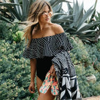 Sexy Off The Shoulder Swimsuit - Women’s Clothing & Accessories - 11