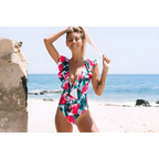 Ruffled Off Shoulder Swimsuit - Women’s Clothing & Accessories - 12